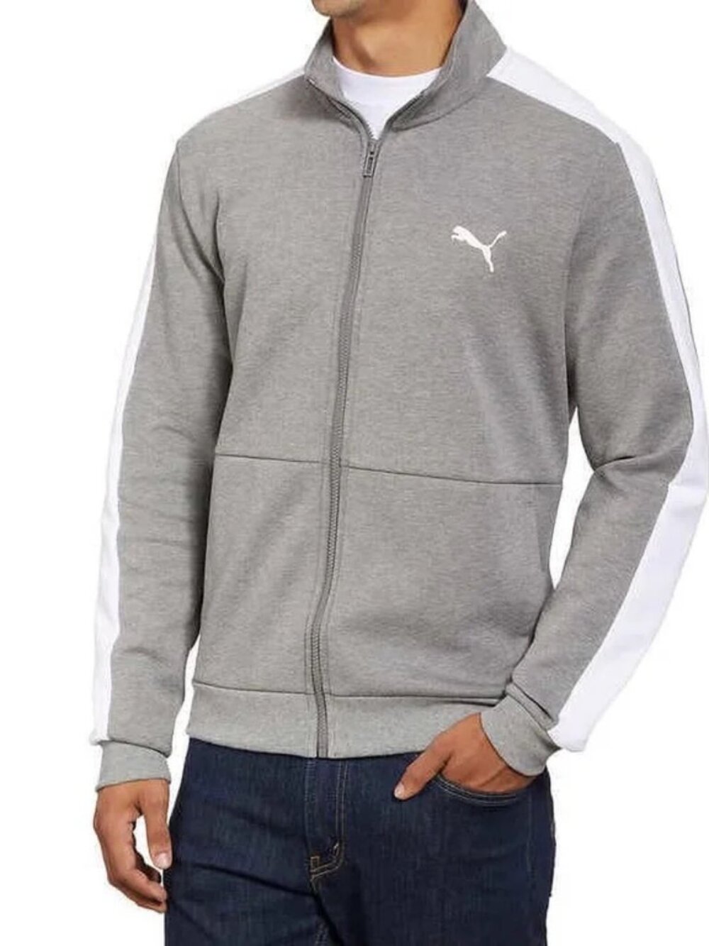 Puma Full-zip gray Track Jacket M